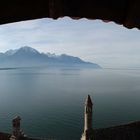 Vue de puit le château de Chillon