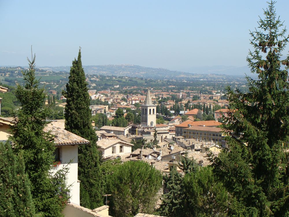 vue de Spoletto (italie) de cosette1965 