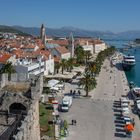 Vue de Trogir depuis la citadelle.