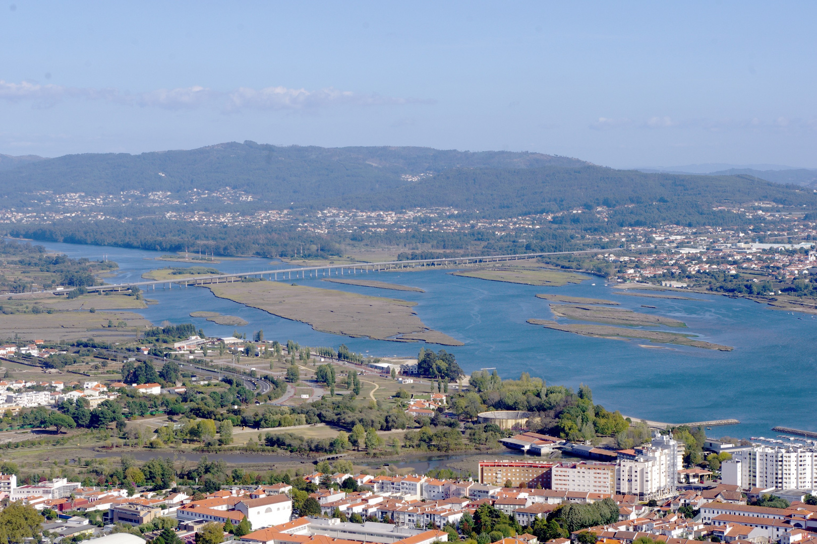 vue d'en haut : le Portugal 