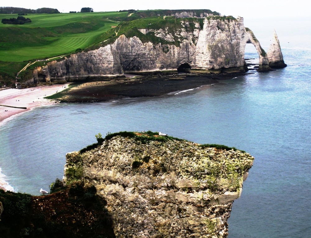 vue d'ensemble des falaises