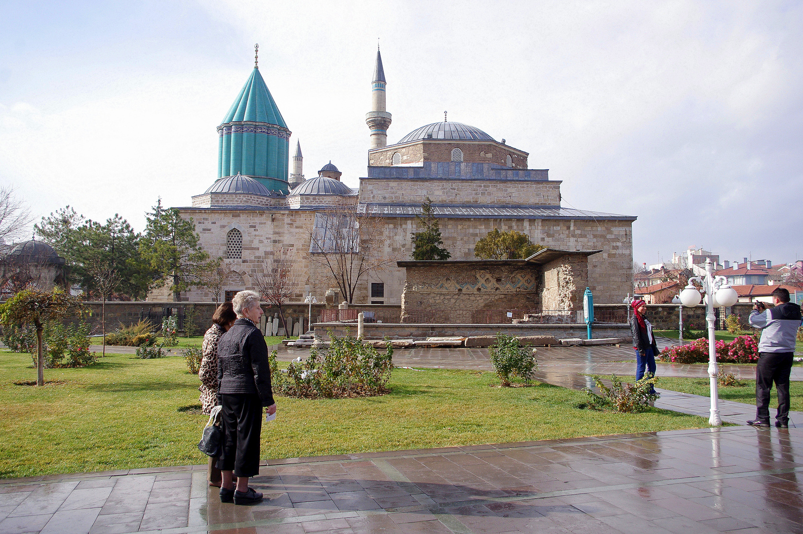 Vue d'e'nsemble du Mausolée de Mevlana, Konya - Turquie