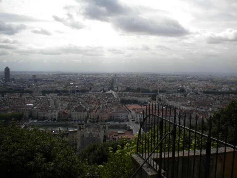 vue depuis Fourvières Lyon