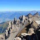 Vue depuis la Haute Cime des Dents du Midi