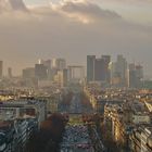 Vue depuis l'Arc de Triomphe.