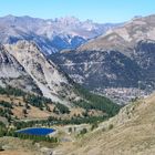 Vue depuis le Mont Chenaillet à la frontière italienne!