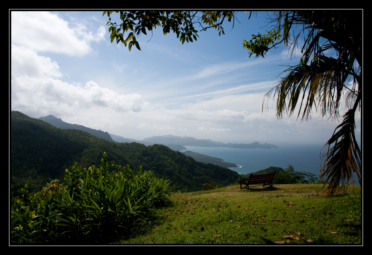 Vue depuis le panoramique de la mission Venn's Town aux SEYCHELLES