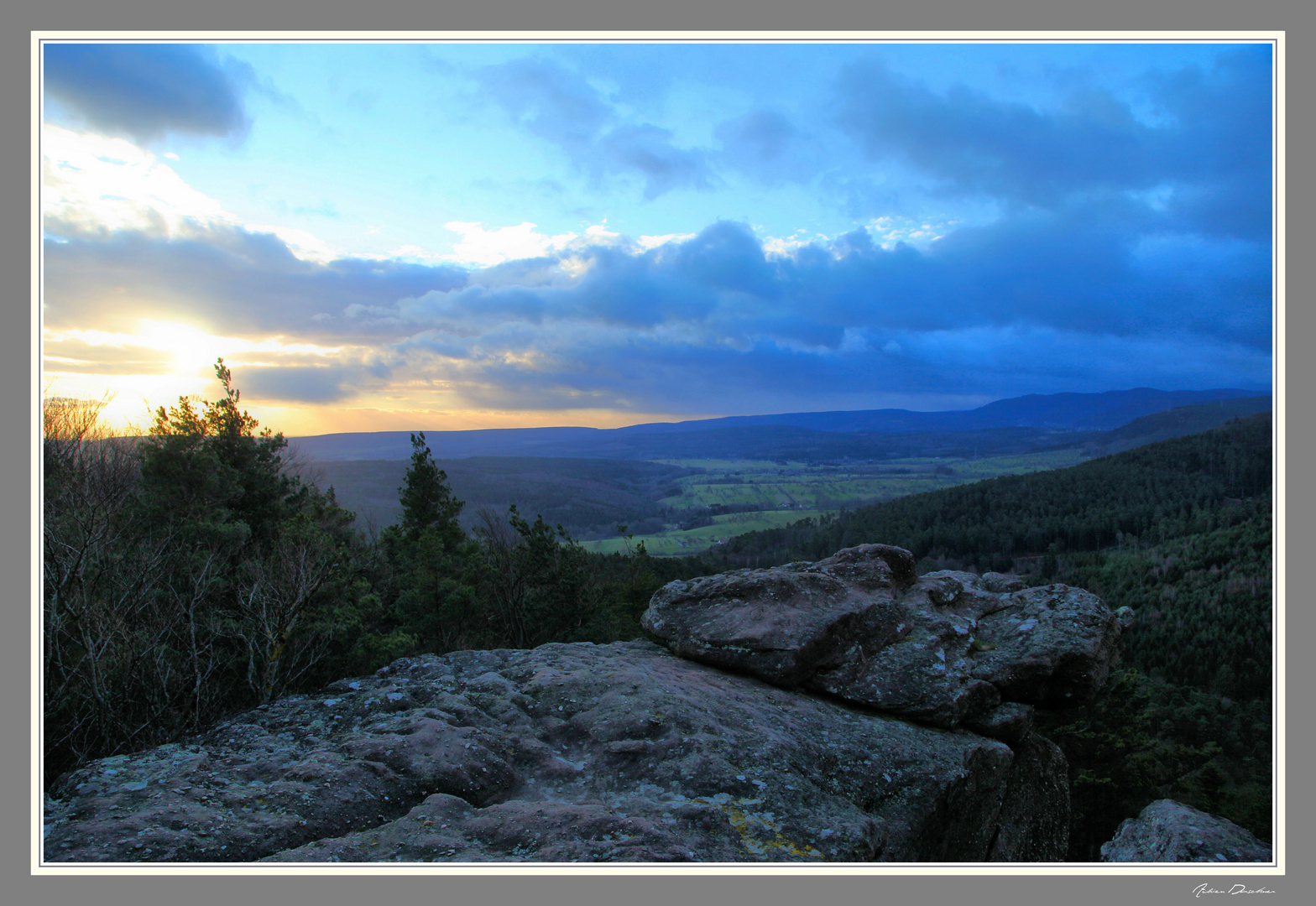 vue depuis le rocher du Brotsch