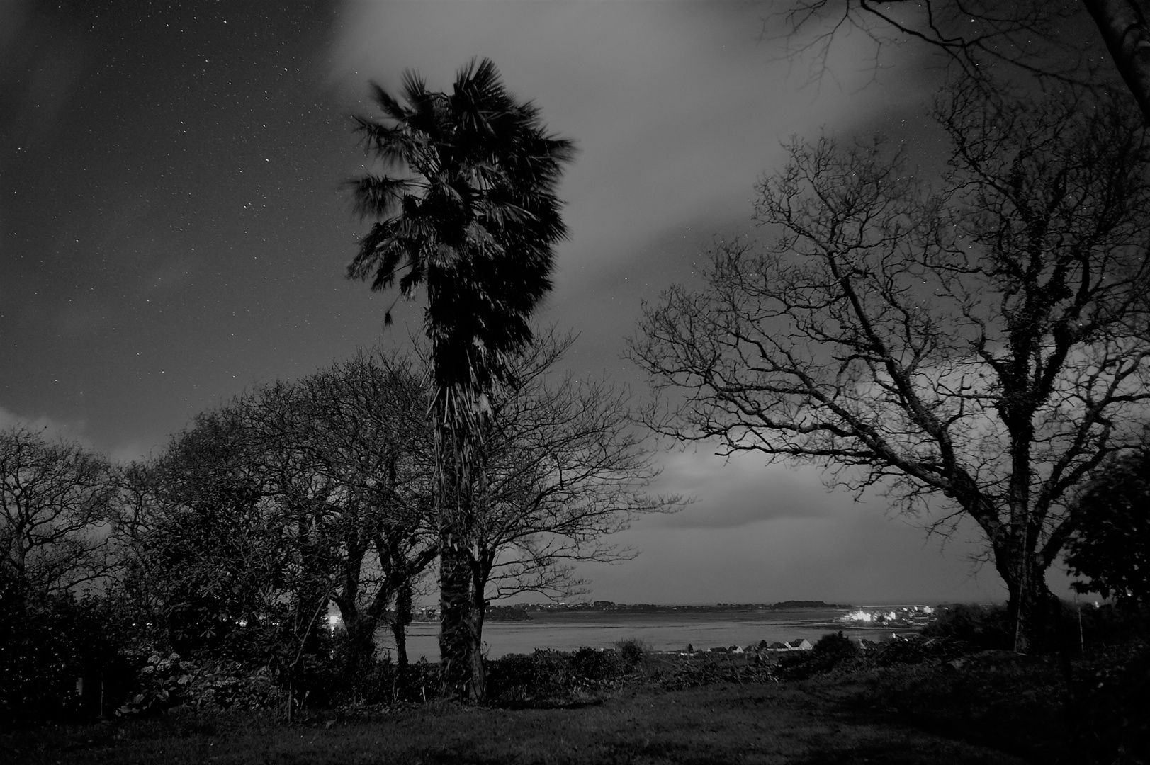 Vue des hauteurs de Roscoff