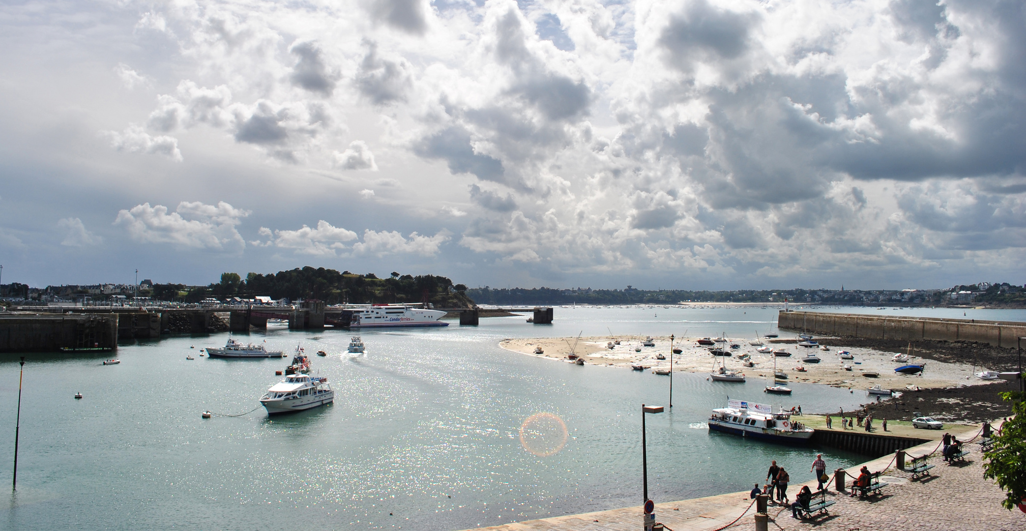 Vue des remparts de Saint Malo