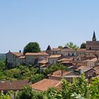 Vue des toits d’Aubeterre sur Dronne