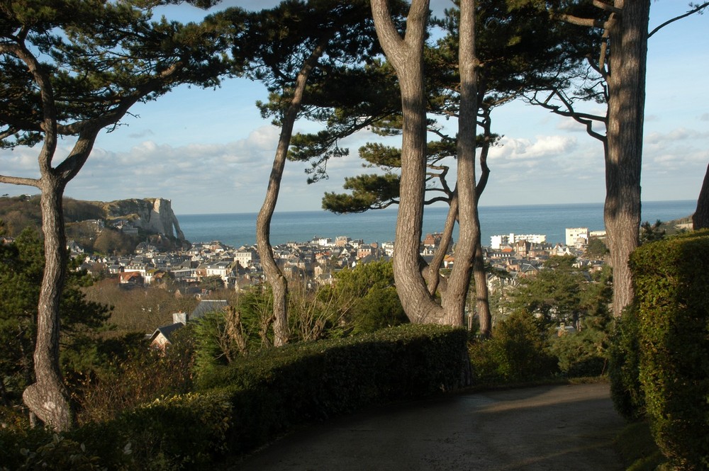 Vue d'étretat