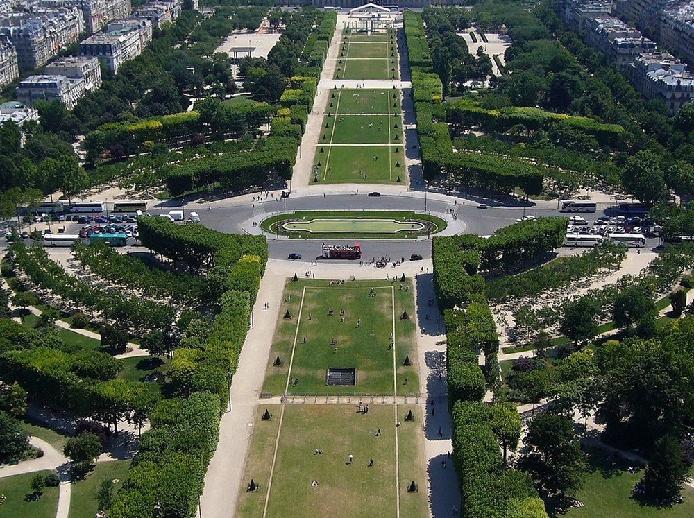 Vue du 2ème étage de la Tour Eiffel