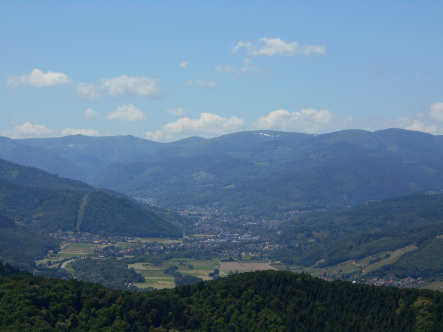 Vue du chateau du Hohlandsbourg