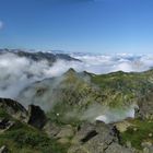 Vue du col du Laurenti(2450m.)