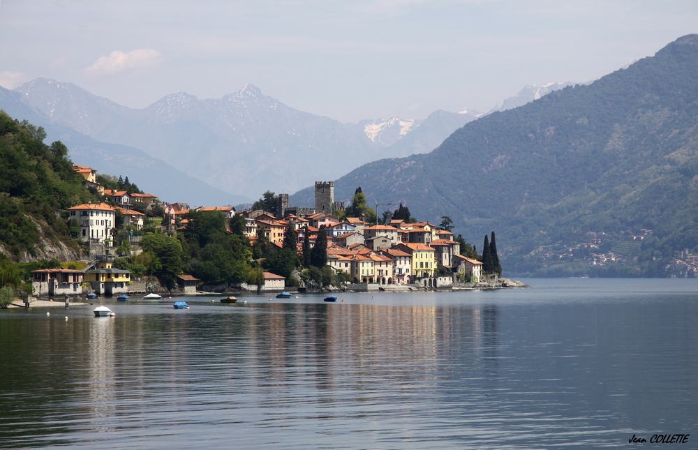 Vue du lac de Côme.