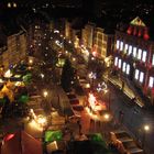 Vue du marché de Noël de la grande roue