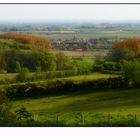 Vue du mont noir sur la campagne flamande