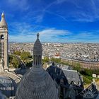 Vue du sommet du Sacré Cœur à Paris