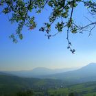 Vue du val-de-villé en Alsace à partir de l'église Saint-Gilles