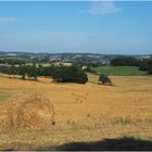 Vue estivale sur la vallée de la Baïse et Condom