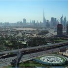 Vue générale sur Dubaï à partir du "Dubaï Frame"