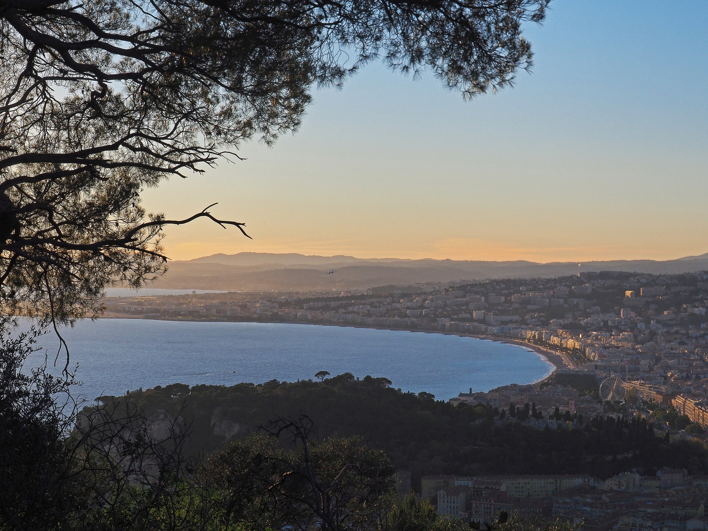 Vue générale sur Nice à partir du Mont Boron