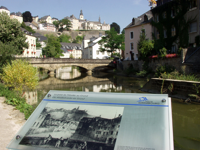 Vue Panamarick über den die Alzette