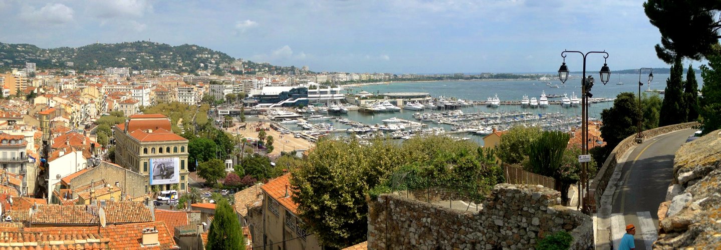 vue panoramique de cannes