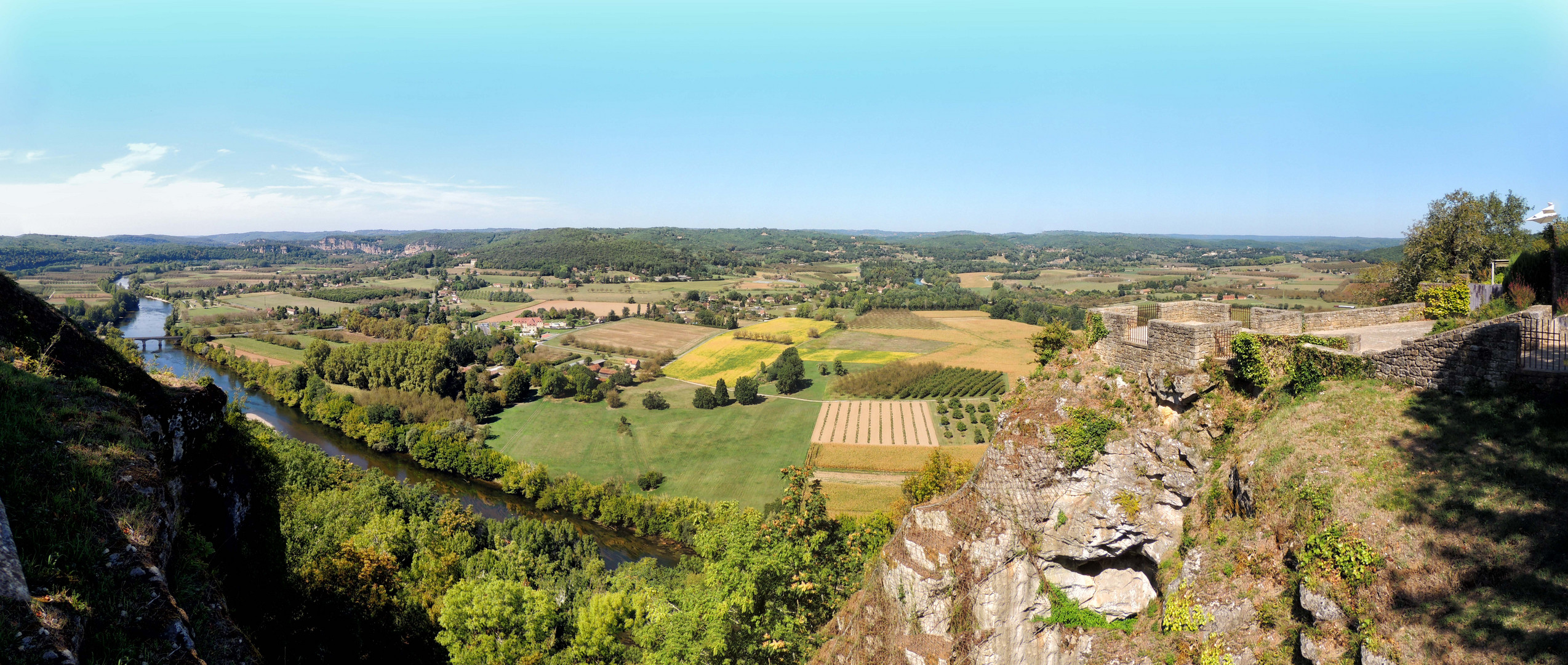 Vue panoramique depuis Domme