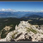 vue panoramique depuis le Weisshorn / Deutschnoffen Tirol Italie