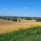 Vue printanière de la vallée de la Baïse