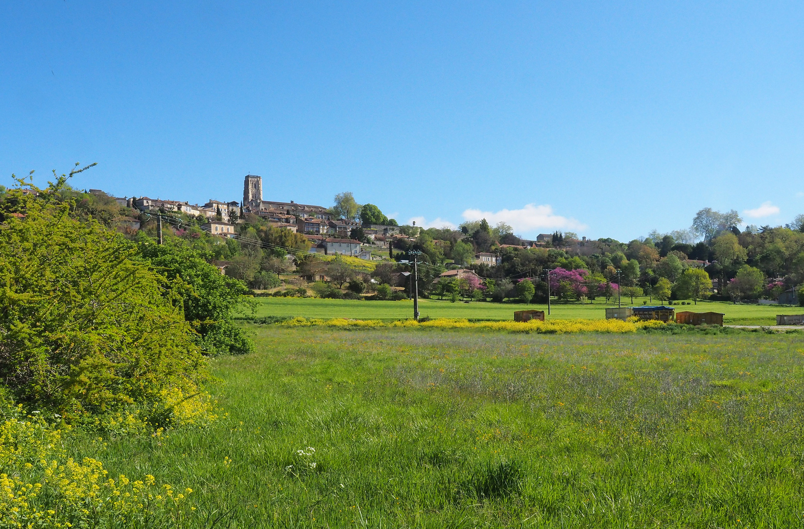 Vue printanière de Lectoure