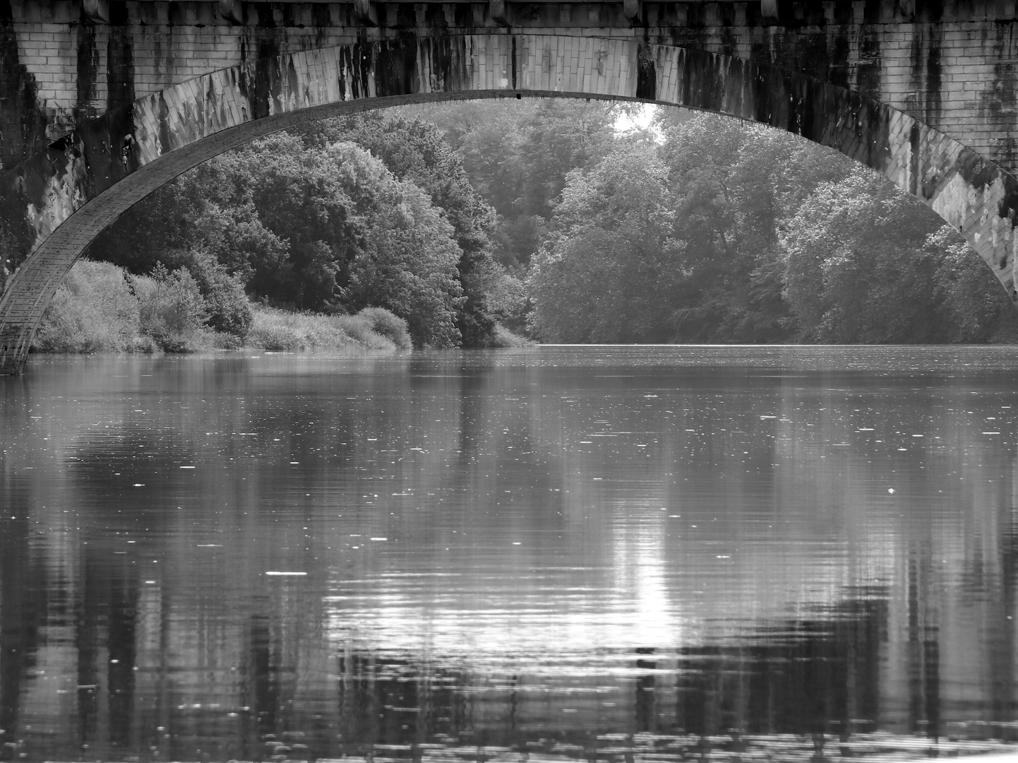 Vue sous le pont !