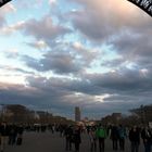 Vue sous le tour Eiffel