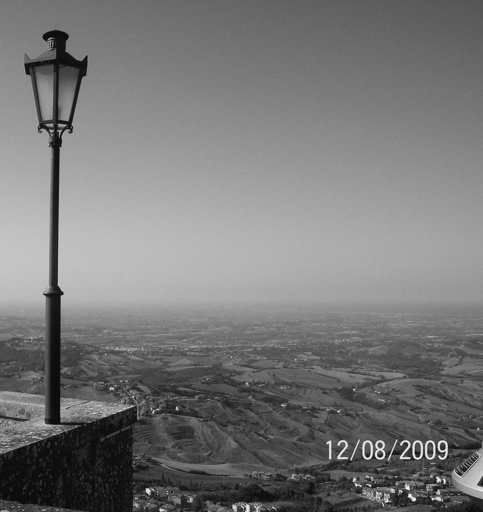 vue splendide de San Marino