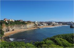 Vue sur Biarritz à partir du phare