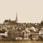 vue sur conche en ouches ( Haute normandie - dans l'eure )