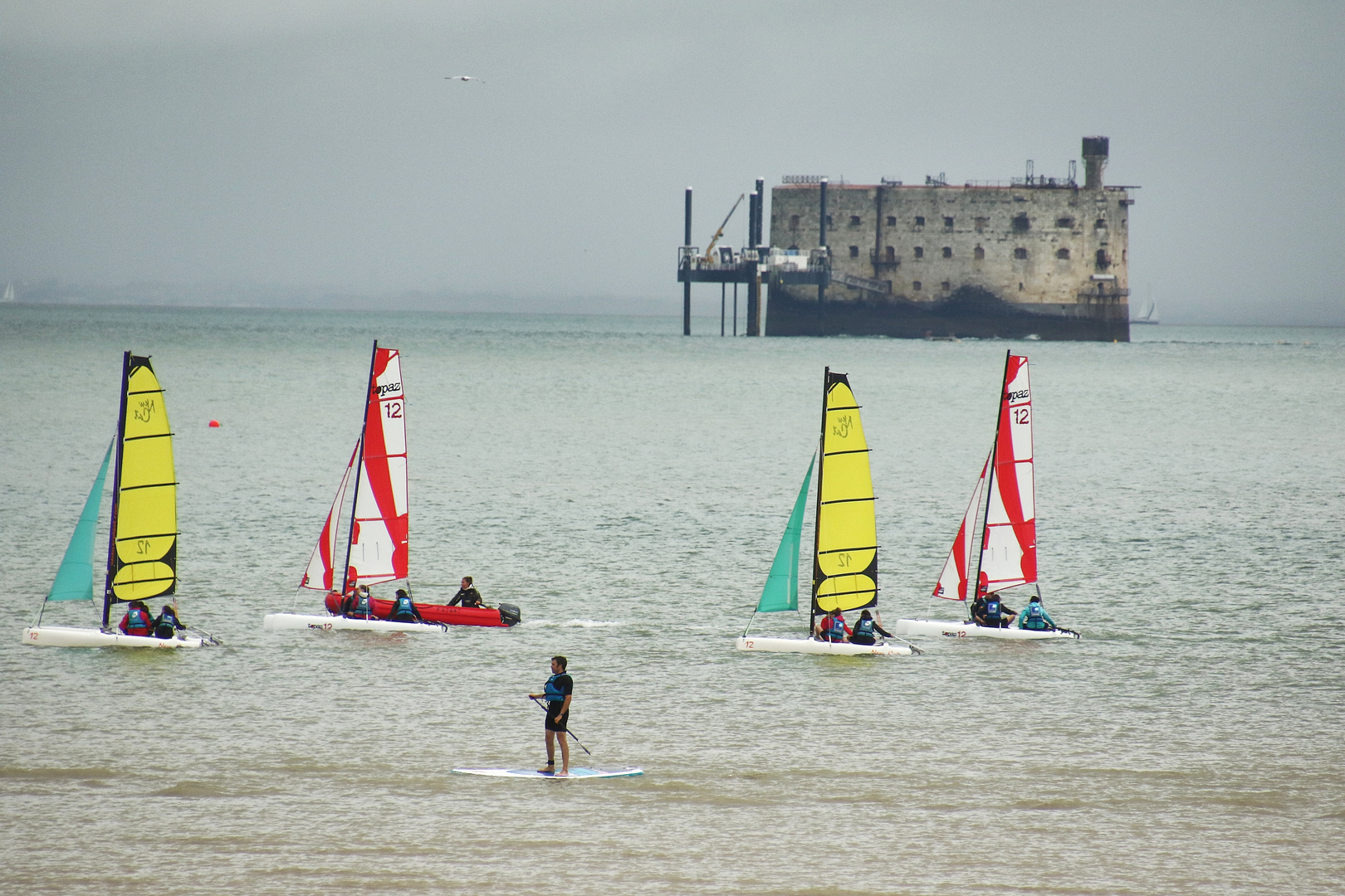 Vue sur Fort Boyard !