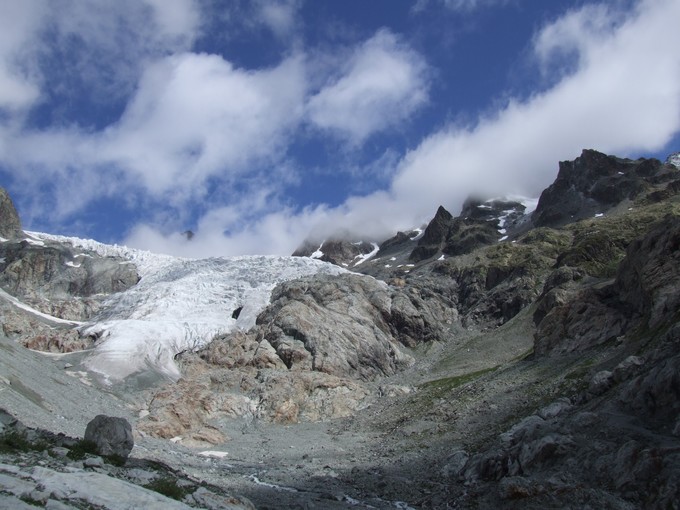 Vue sur glacier