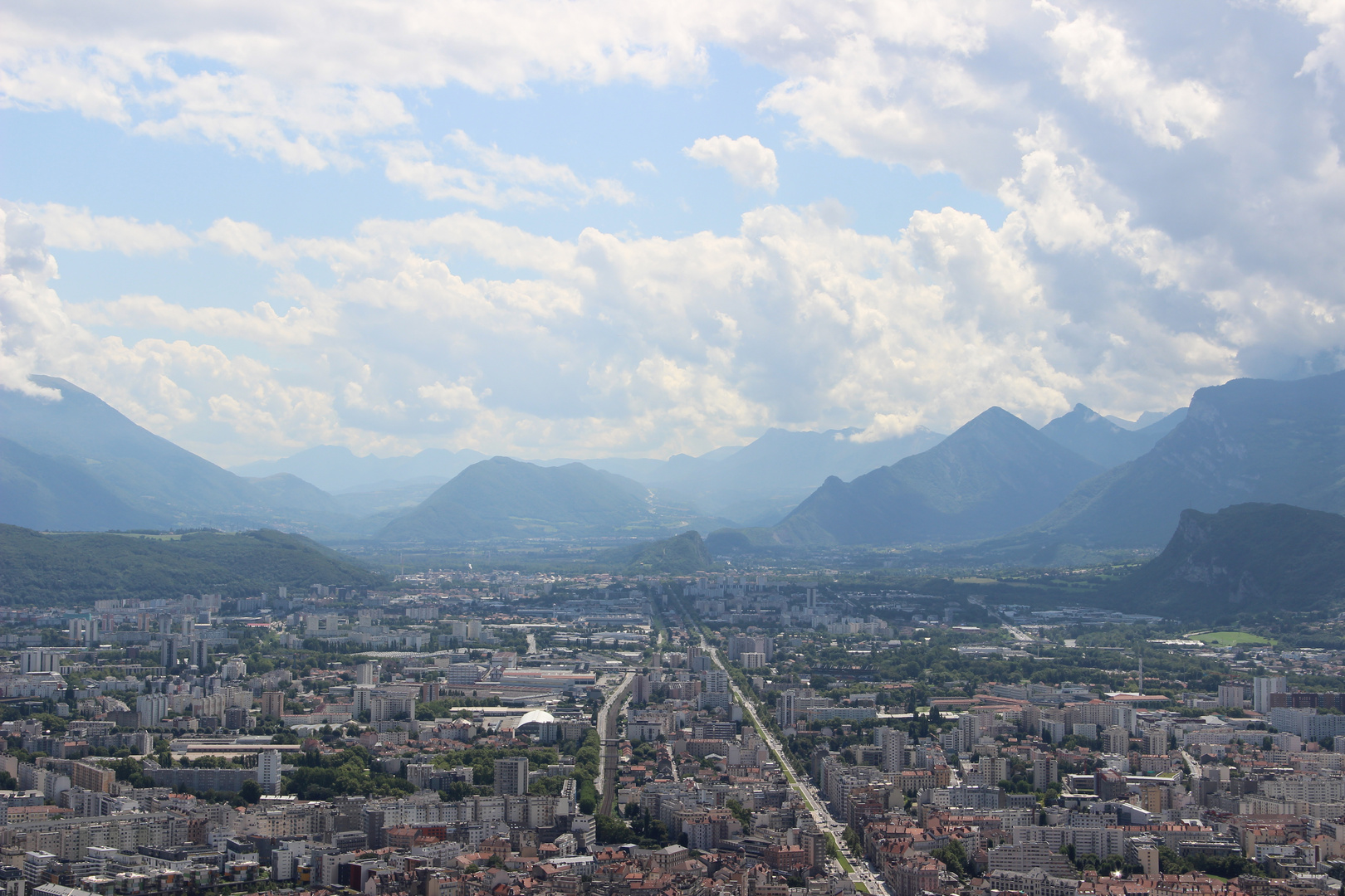 Vue sur Grenoble