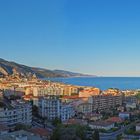 Vue sur la Baie et la ville de Menton