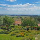 Vue sur la campagne à partir de Laplume