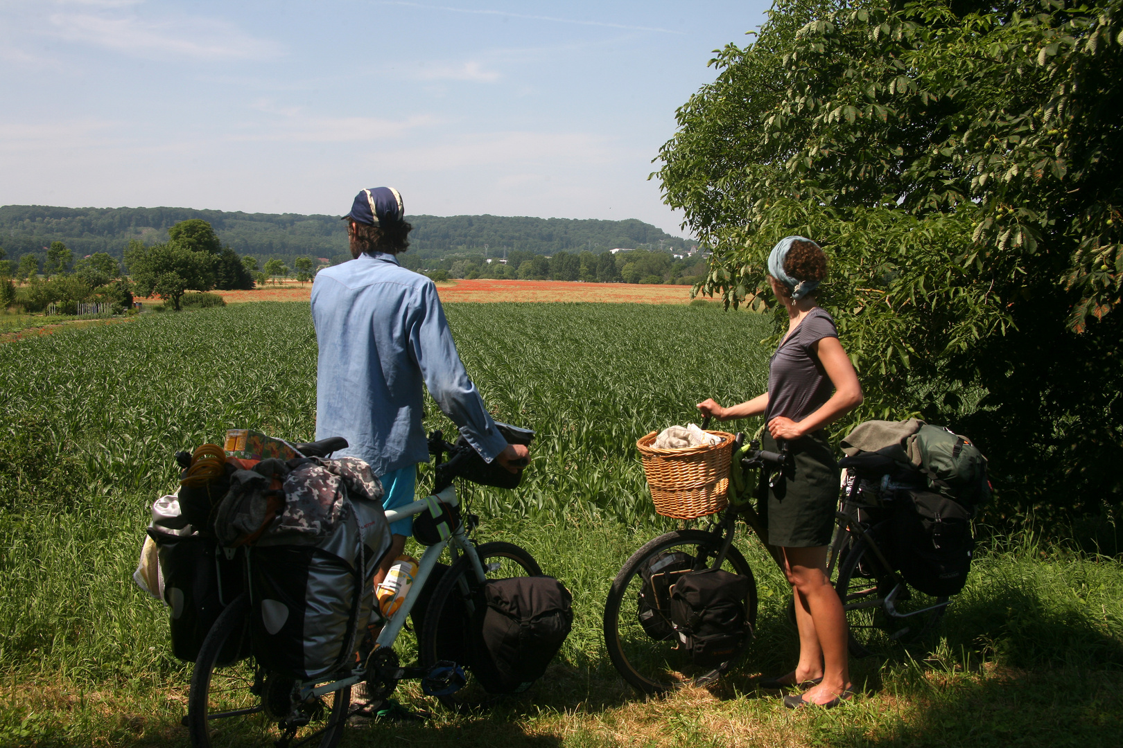 Vue sur la campagne haut-saônoise