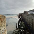 Vue sur la plage de Saint-Malo à partir des remparts (35)