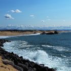 Vue sur la plage sud de Capbreton…