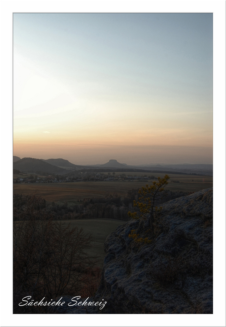 Vue sur la Suisse-Saxonne