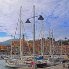 Vue sur la Vieille ville depuis le Vieux Port  -	Menton  