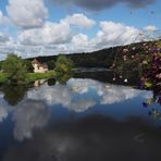 Vue sur la Vienne à Chauvigny