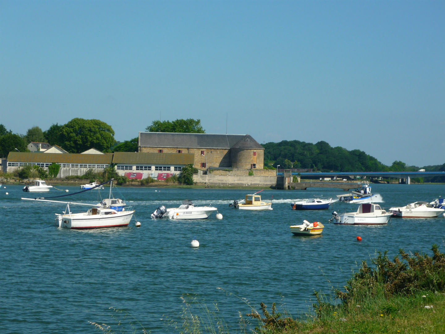 Vue sur l'ancienne poudrière de Lorient 